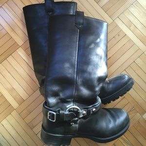 Ralph Lauren motorcycle boots.